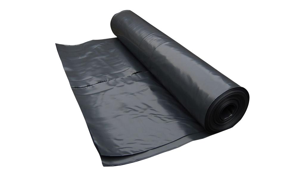 Black Polythene Builders Film 25m - 200um+