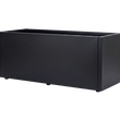 Black Steel Planter Rectangle 100x40