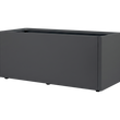 Grey Steel Planter Rectangle 100x40